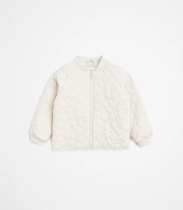 Daisy Quilted Bomber Jacket