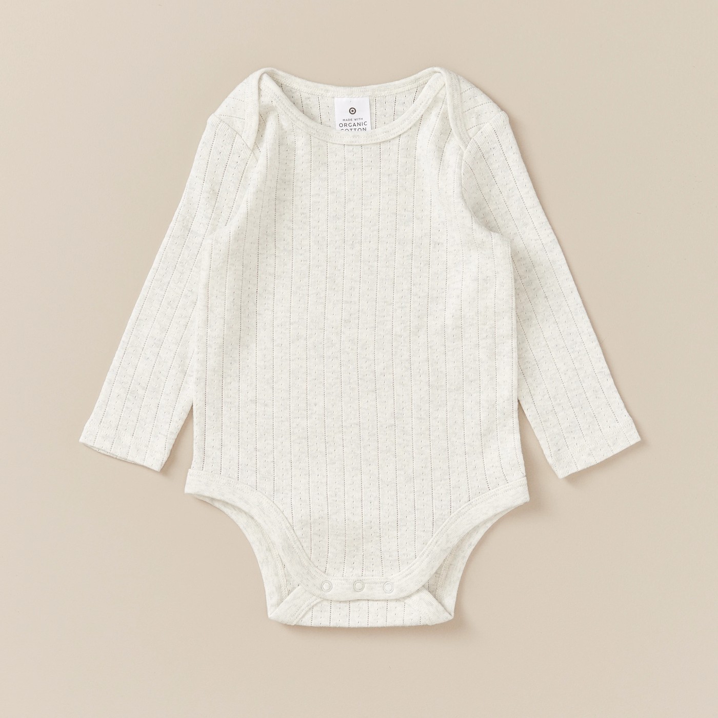 Baby Organic Cotton Pointelle Bodysuit 4 of 4