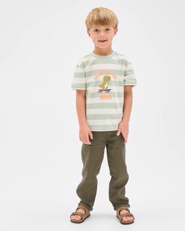 European Linen Full Length Pants