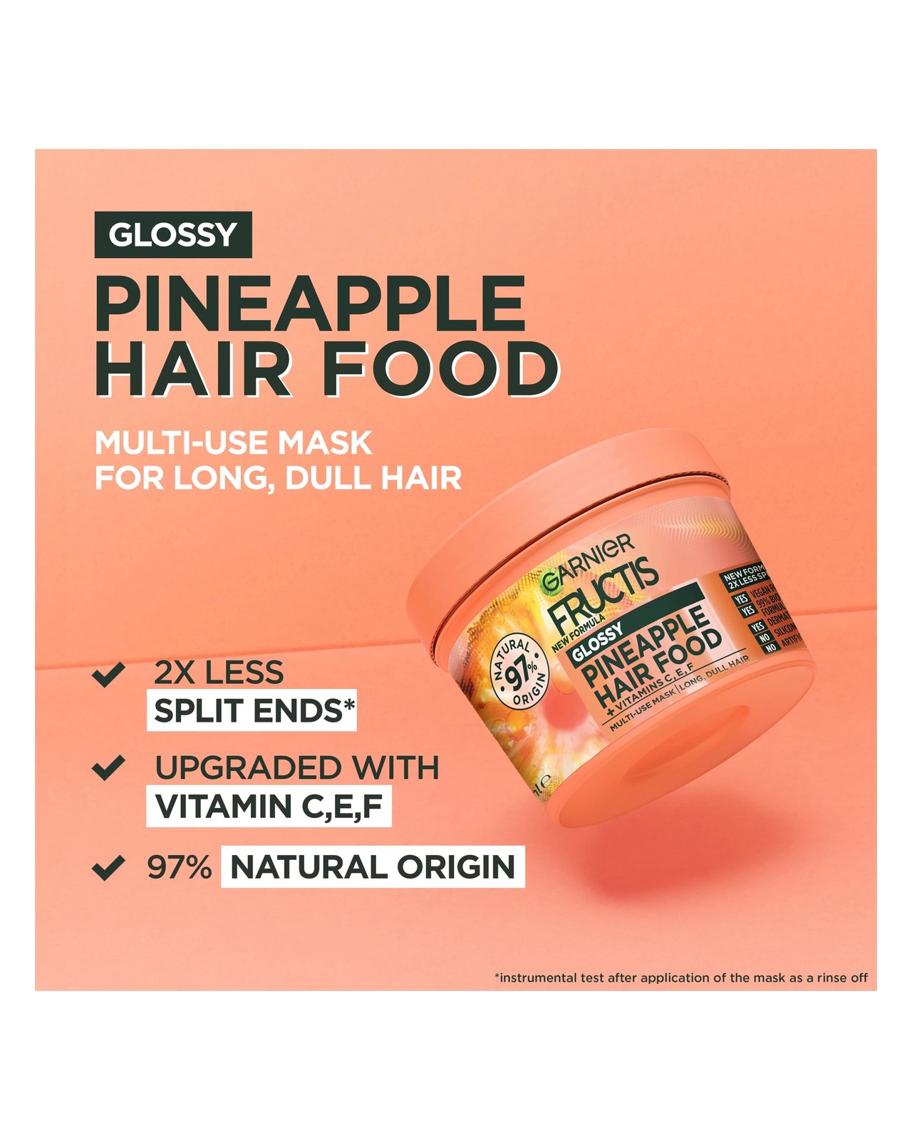 Garnier Fructis Glossy Pineapple Hair Food - 390ml 3 of 5