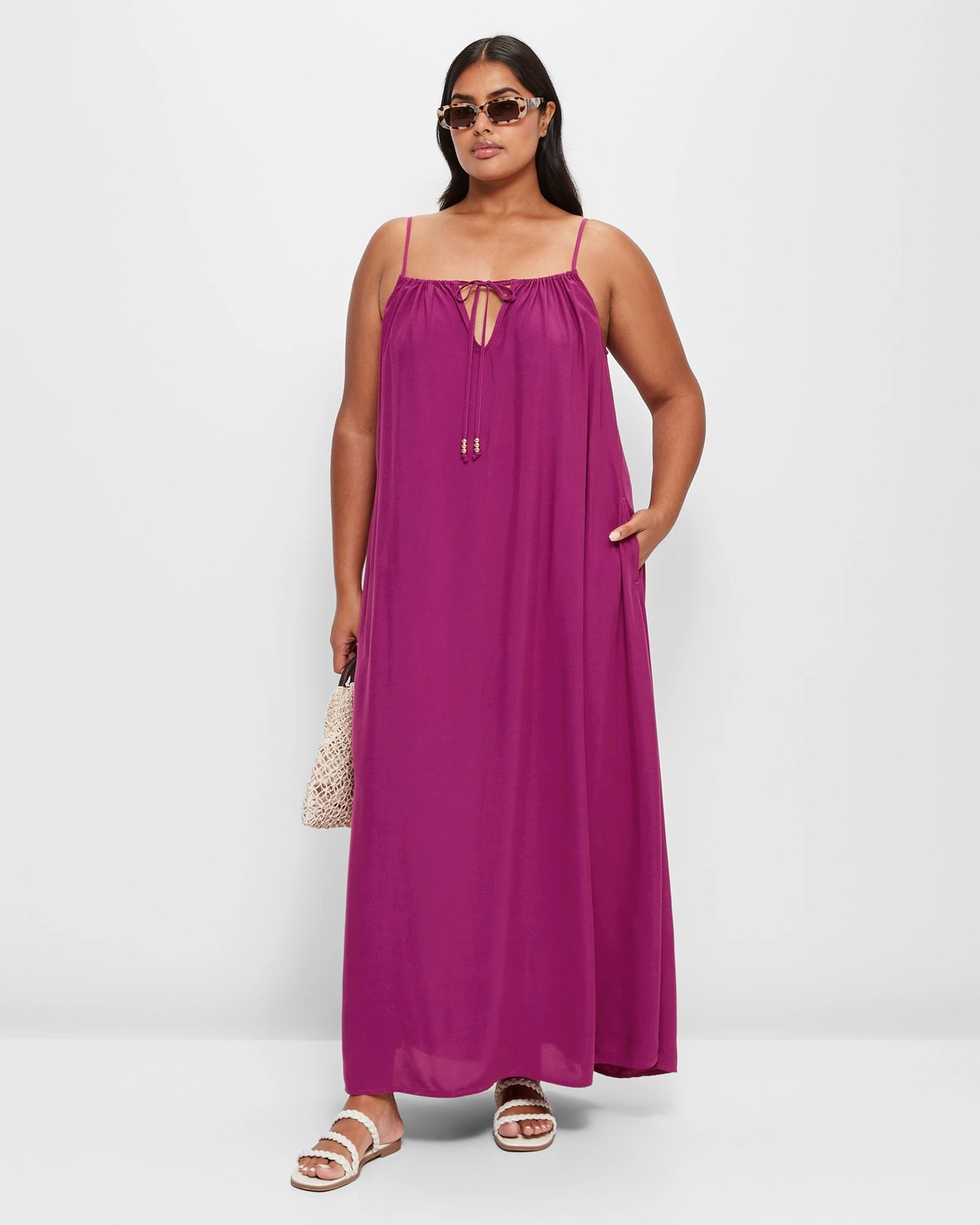 Resort Tie Front Maxi Dress 6 of 6