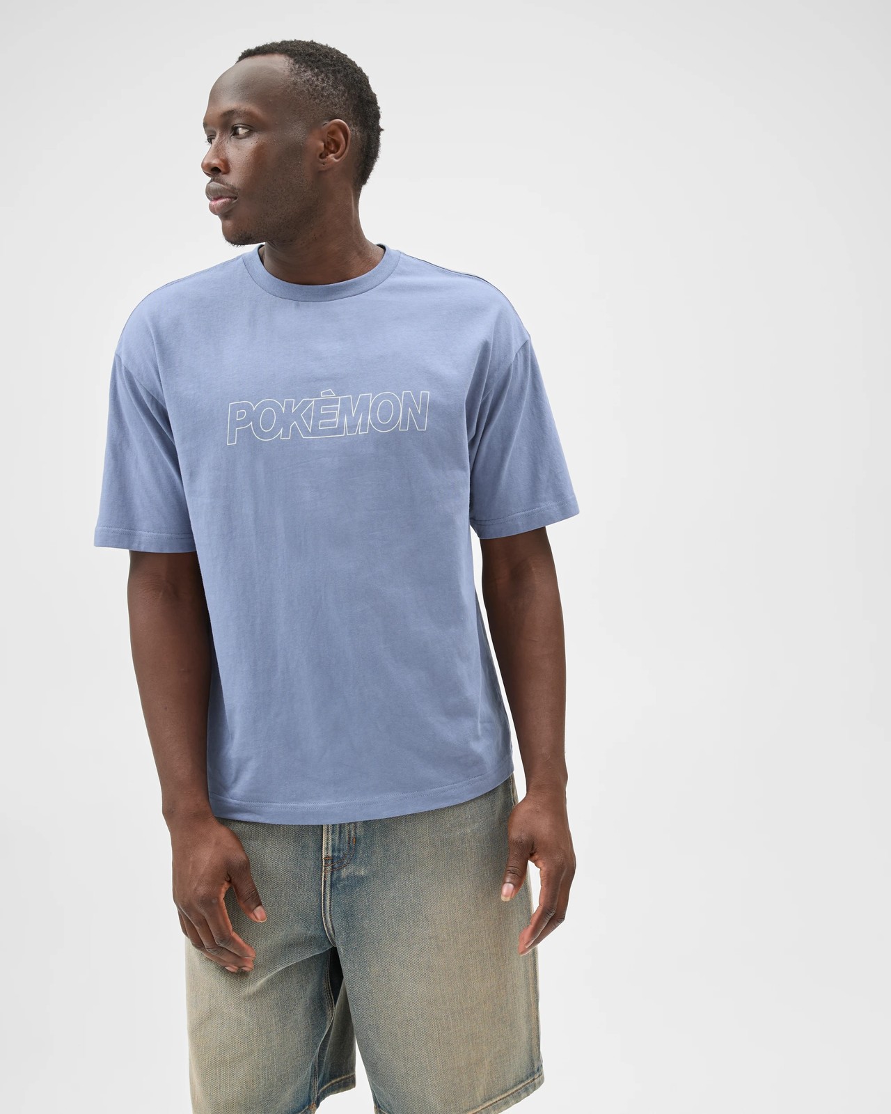 Pokemon Australian Cotton Graphic T-Shirt - Pokemon Smoke Blue 3 of 6