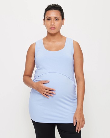 Maternity Organic Cotton Nursing Tank Top
