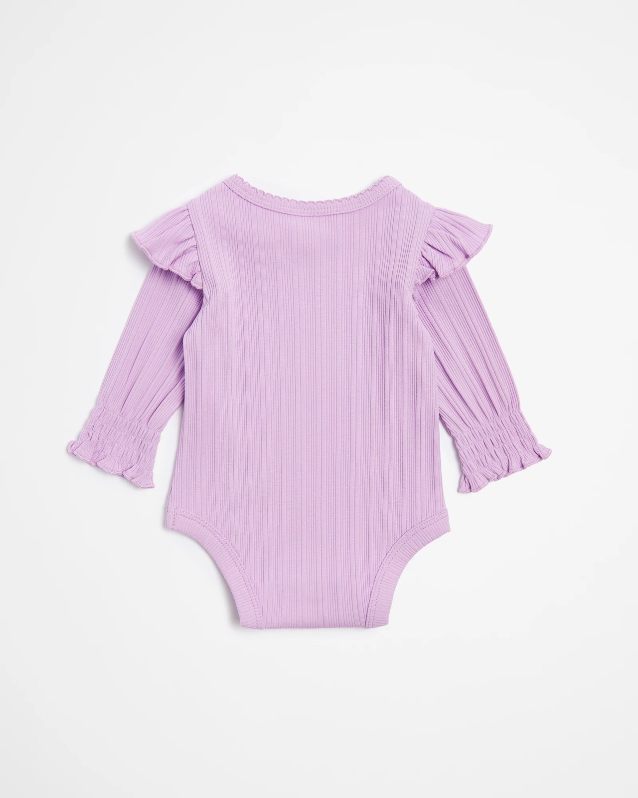 Organic Cotton Ribbed Bodysuit Set - Lavender – Little Bravo Boutique