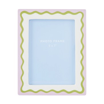 Ceramic Frame 5in. x 7in., Lilac - Anko