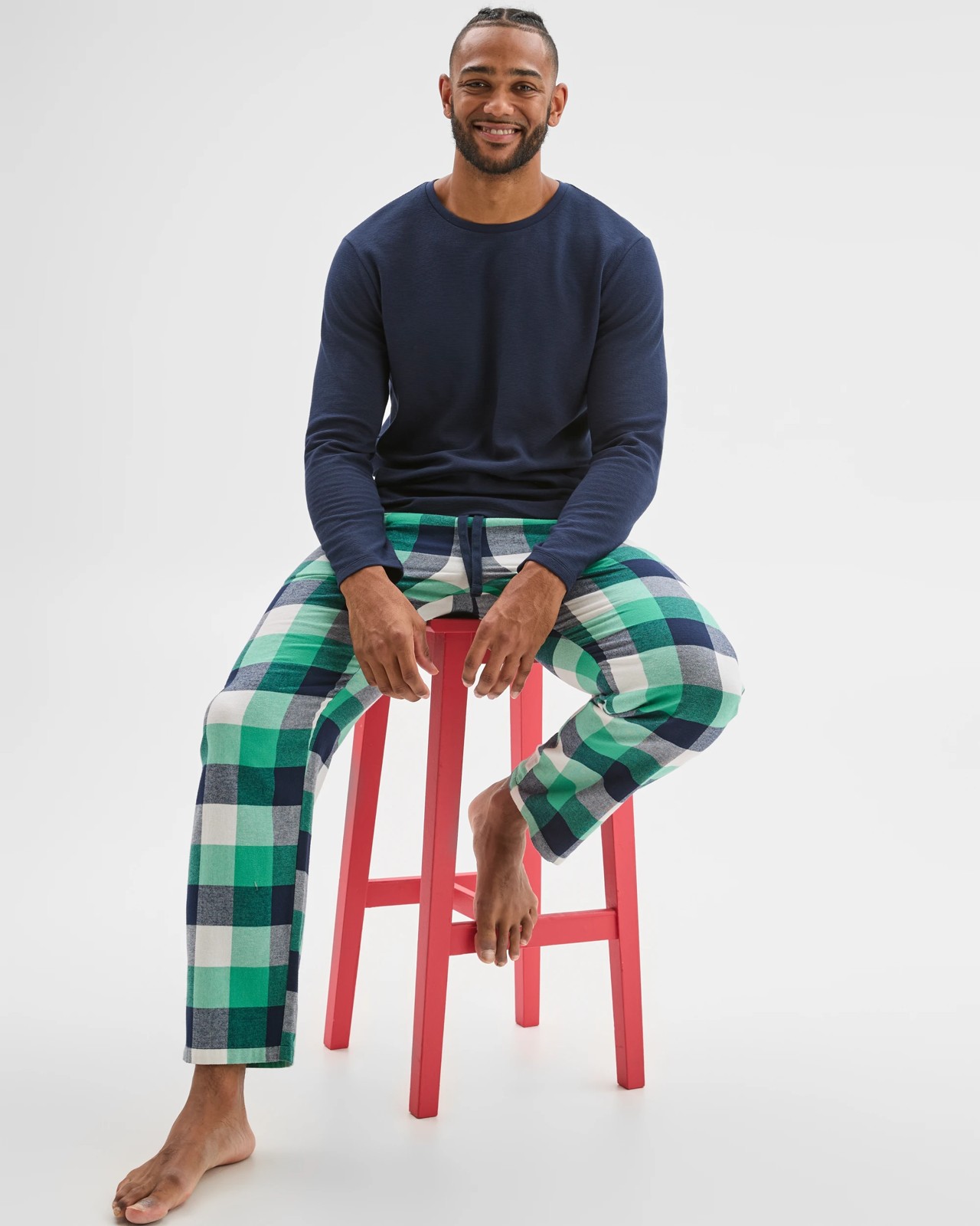 Flannelette Sleep Pant - Green Buffalo 3 of 4