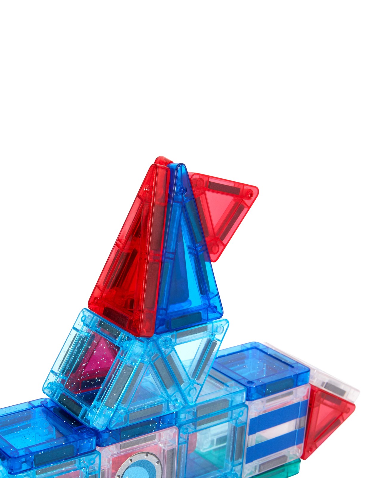Anko 34 Piece Magnetic Mini Tiles Rocket Set 4 of 5