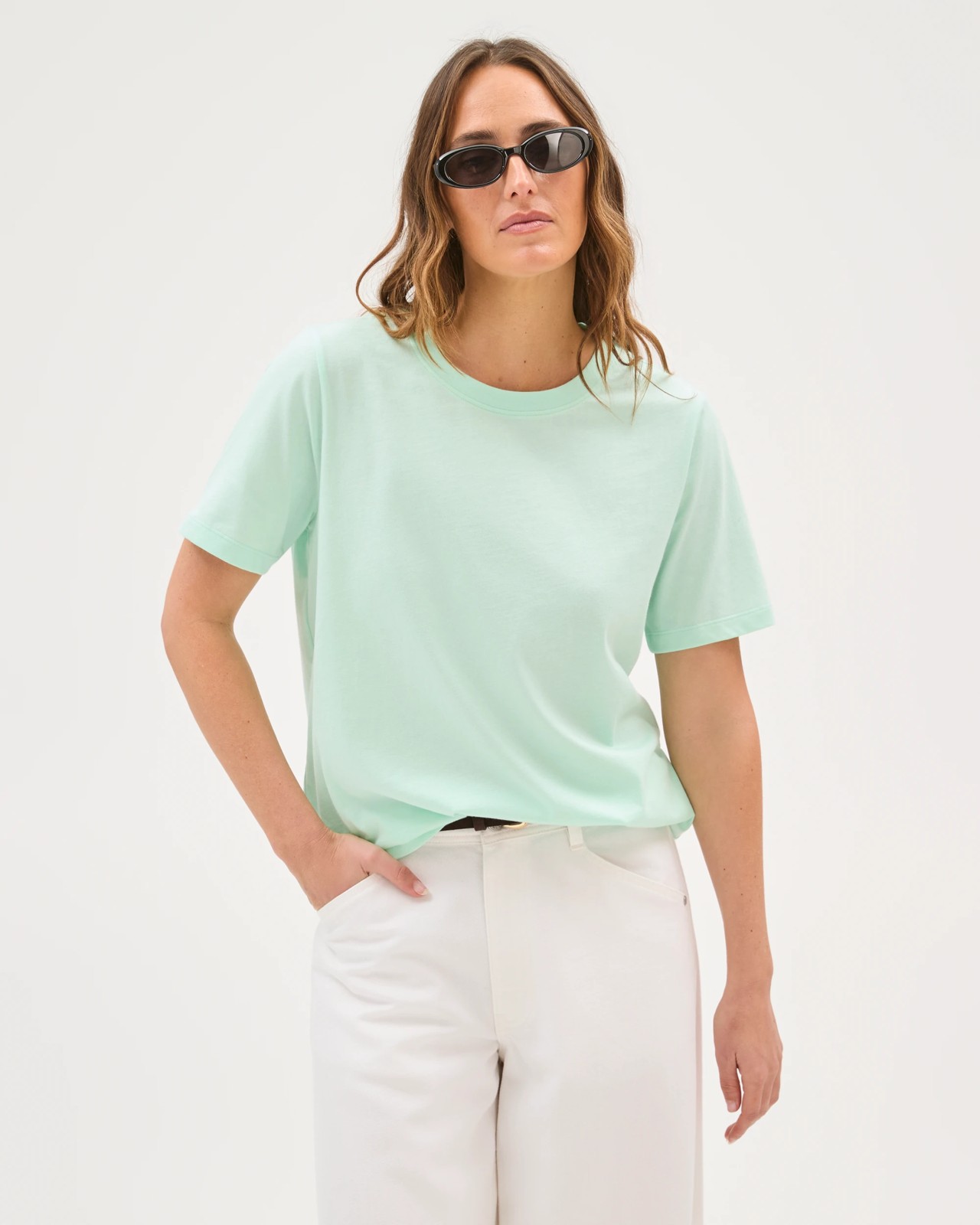 Australian Cotton Classic T-Shirt - Ice Bay 5 of 5