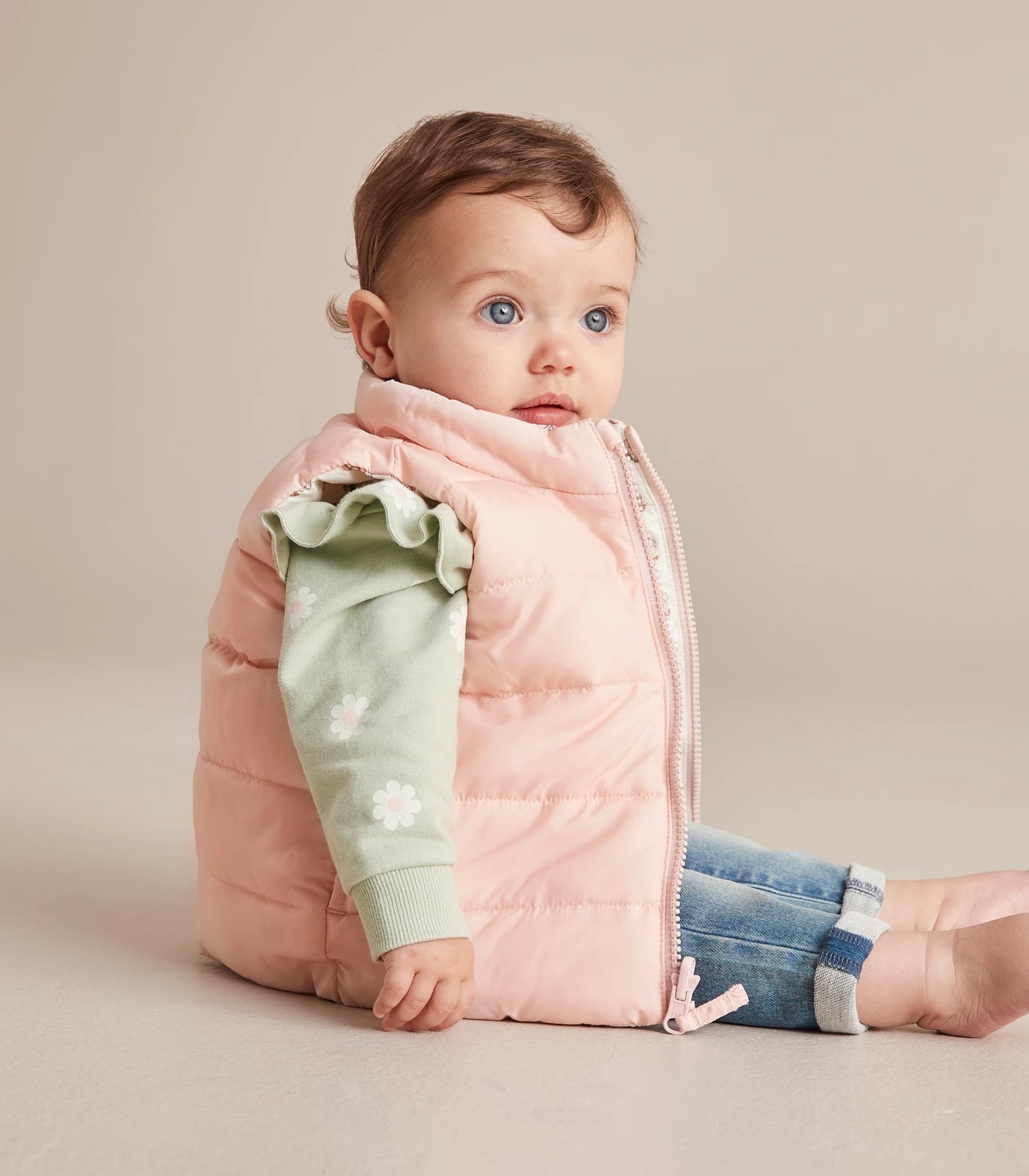 Baby girl puffer clearance vest