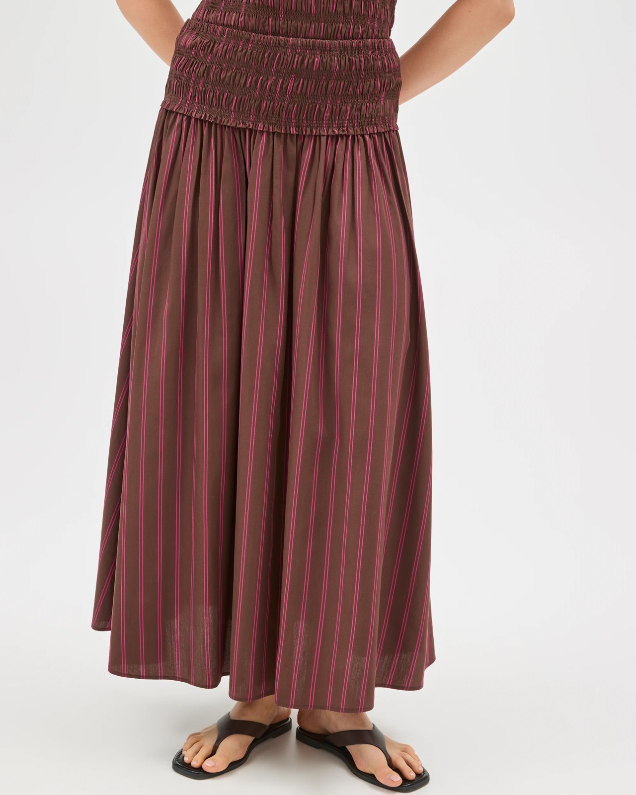 Lily Loves Shirred Waist Midi Skirt 5 of 5