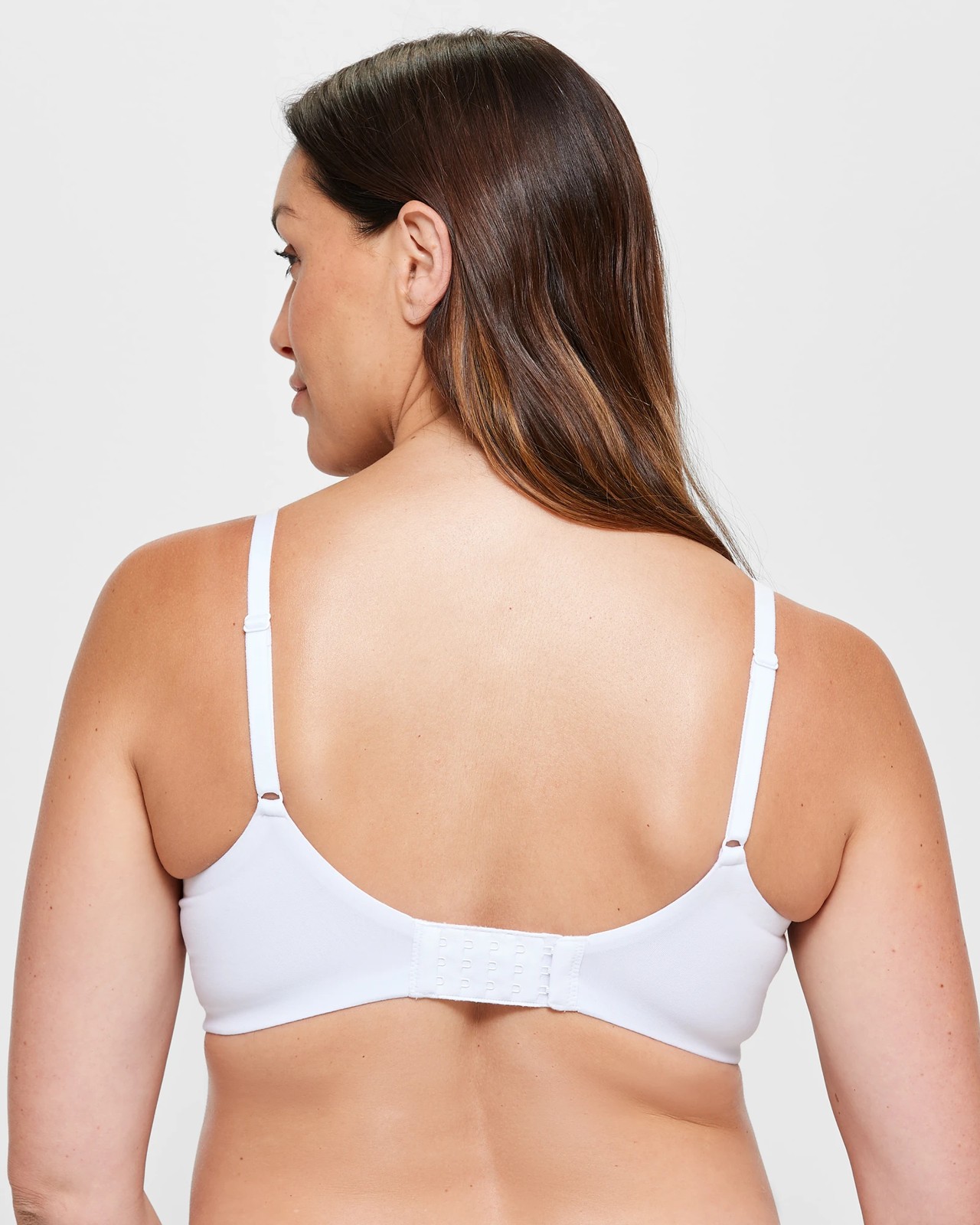 Maternity Lace Trim T-Shirt Bra - White