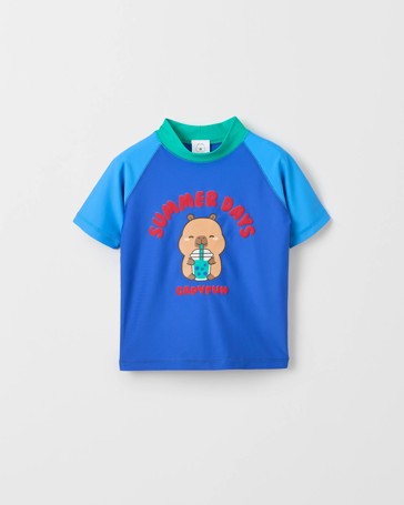 CapyFun Short Sleeve Swim Rash Vest