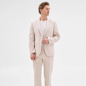 European Linen Blend Suit Pants - Preview