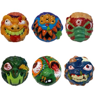 9cm Evil Bounce Ball - Assorted