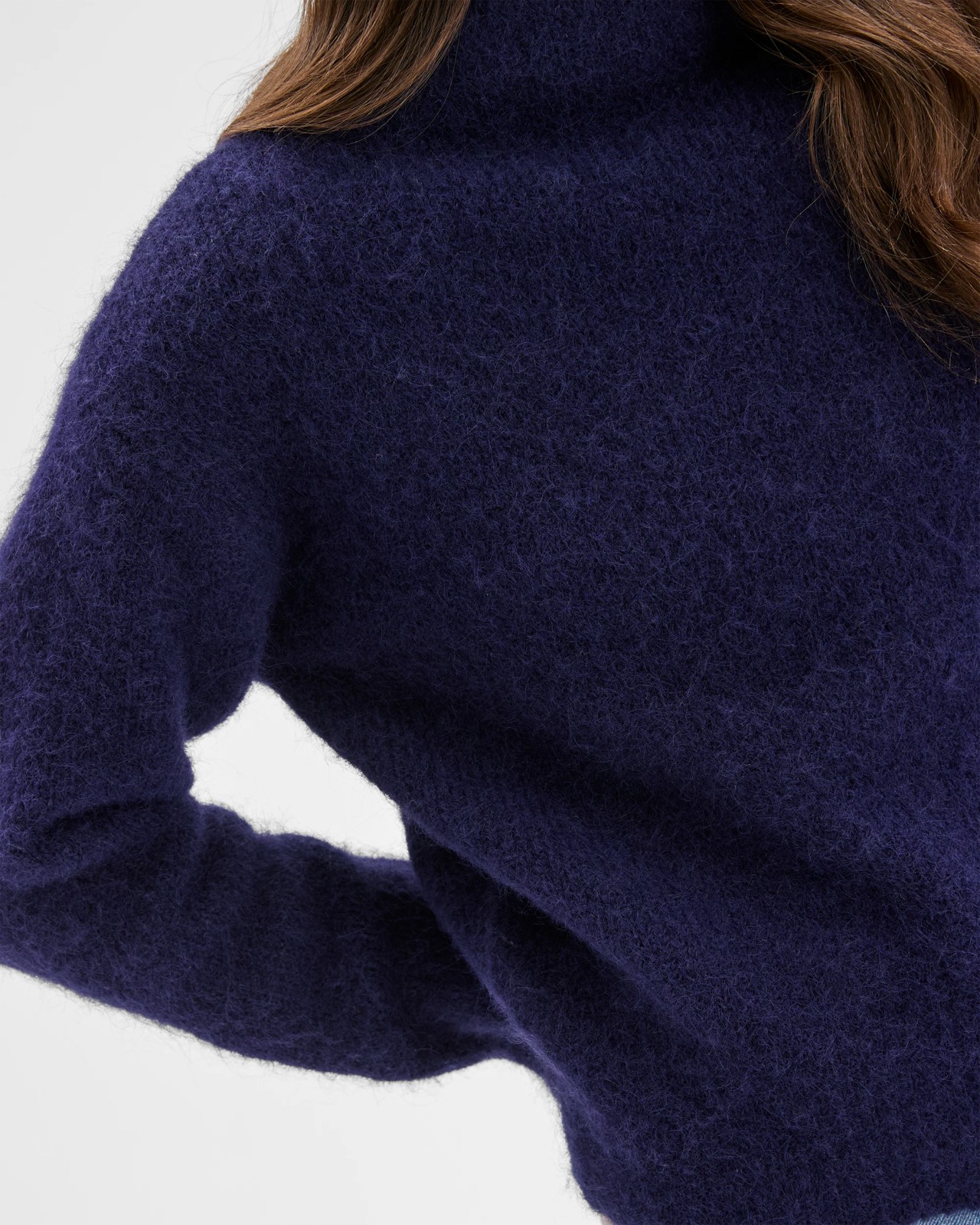 Petites Plush Knit Jumper - Royal Navy 5 of 5