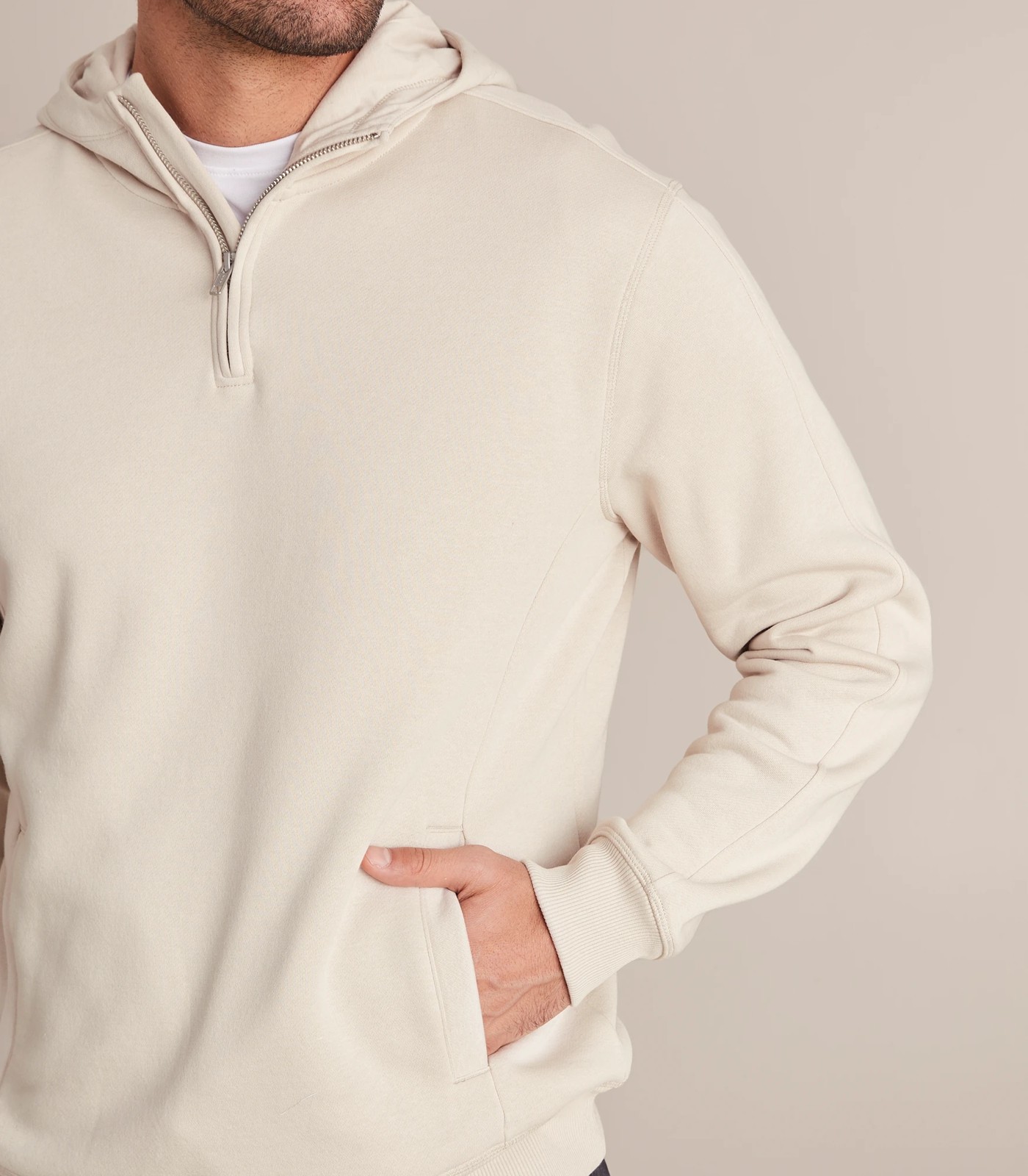 Half zip hoodie on sale fleece