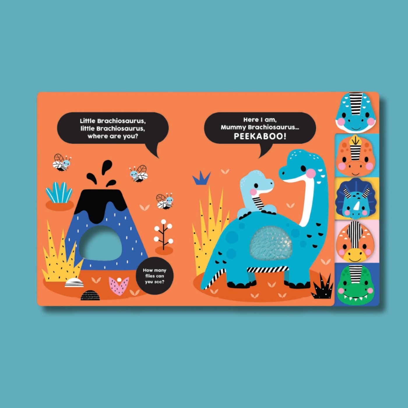 Touch and Find Peekaboo: Little Dinosaur - Book 4 of 4