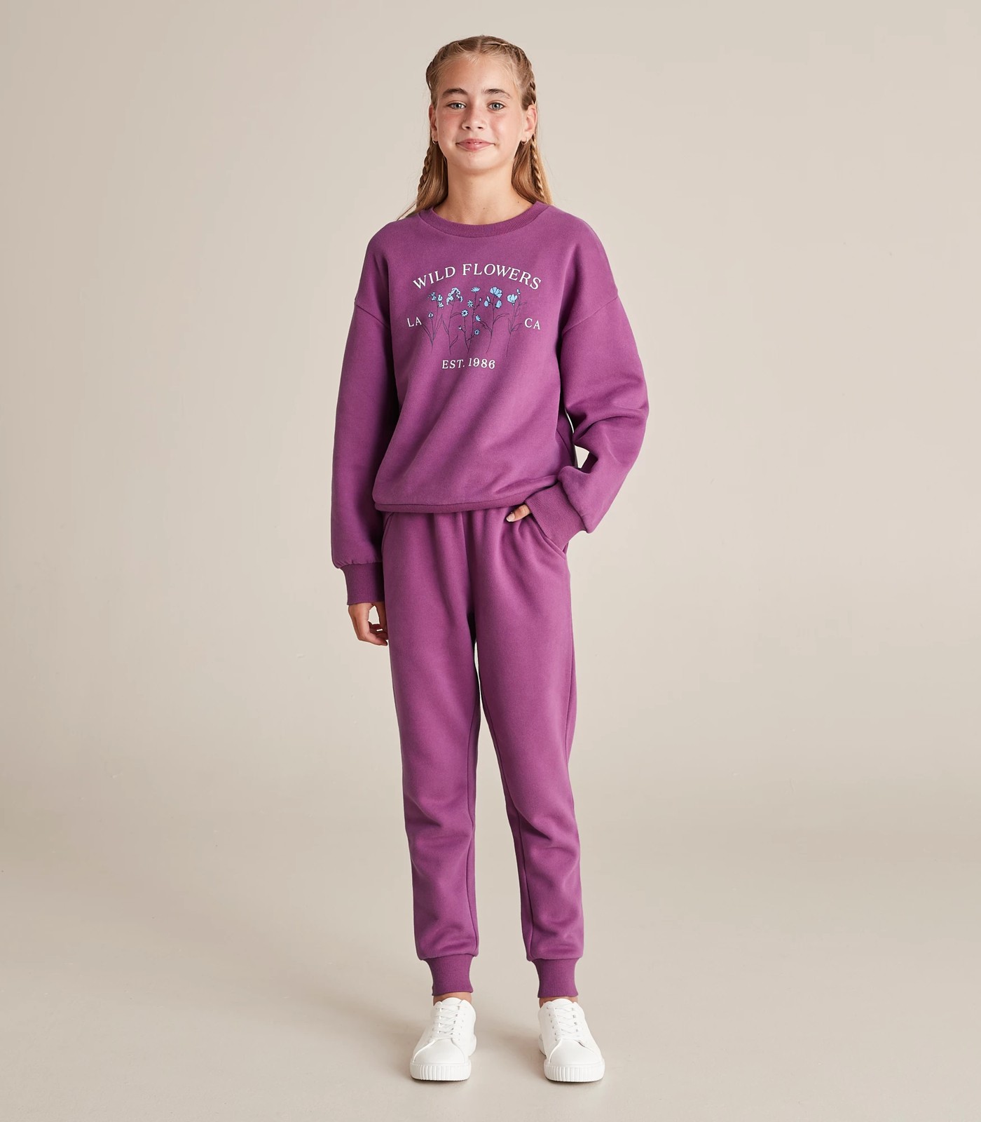 Print Fleece Jumper | Target Australia