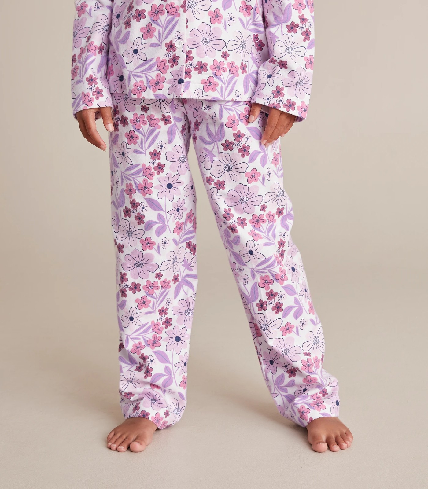 Kids Sibling Matching Floral Cotton Flannelette Pyjama Set | Target ...