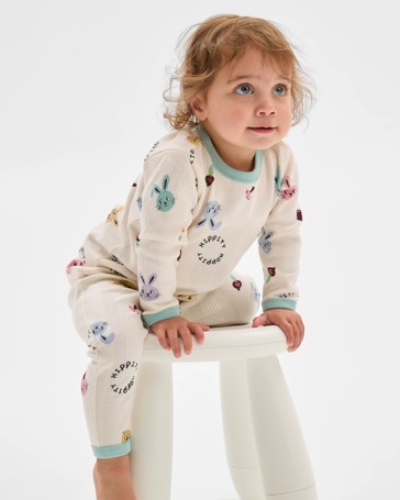 Family Matching Australian Cotton Easter Baby Pyjama Set - Bunny Head