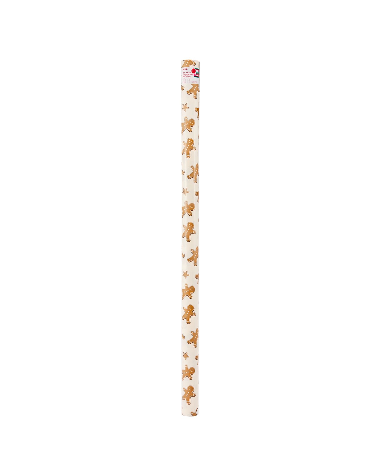 Anko 15m Gingerbread Gift Wrapping Paper 4 of 4