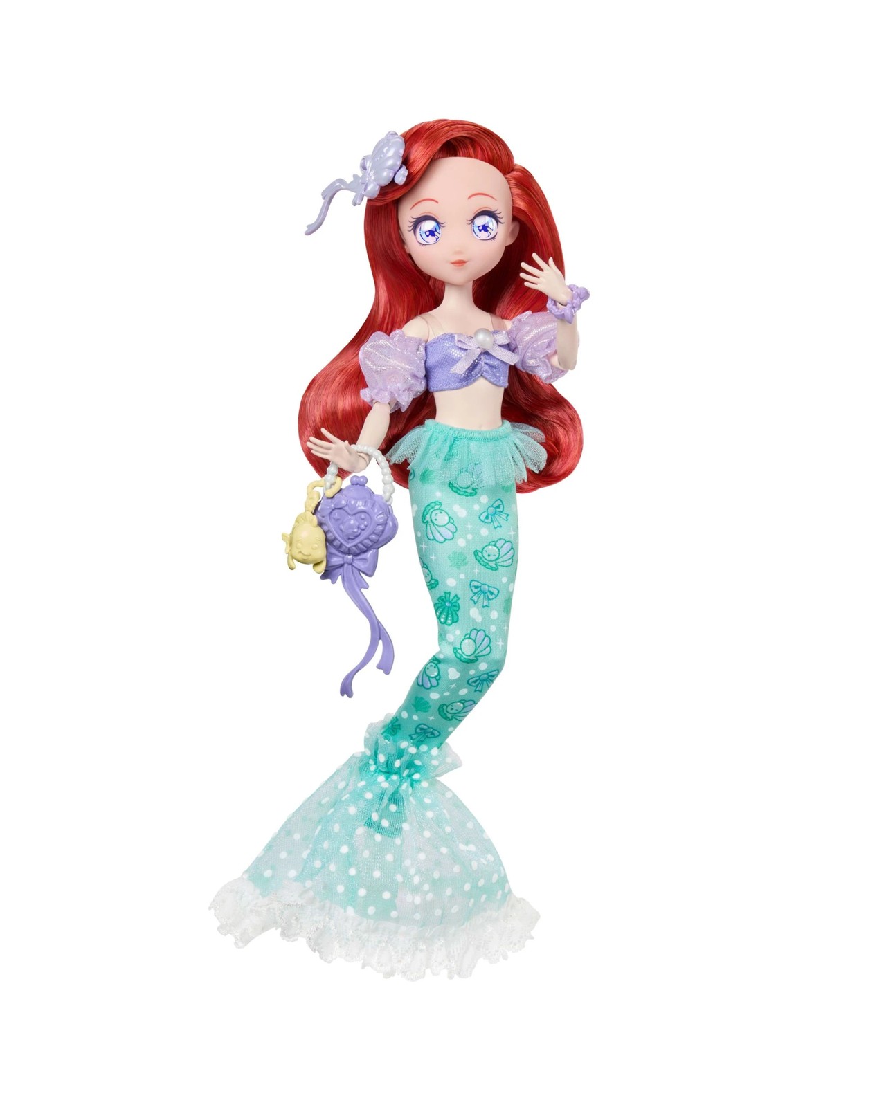 Disney Collector Princess Mermaid Ariel Manga Anime Doll & Accessories 2 of 6
