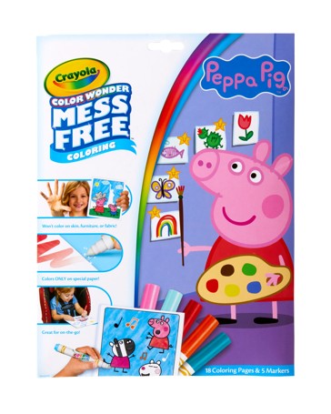 Crayola Peppa Pig Colour Wonder Colouring