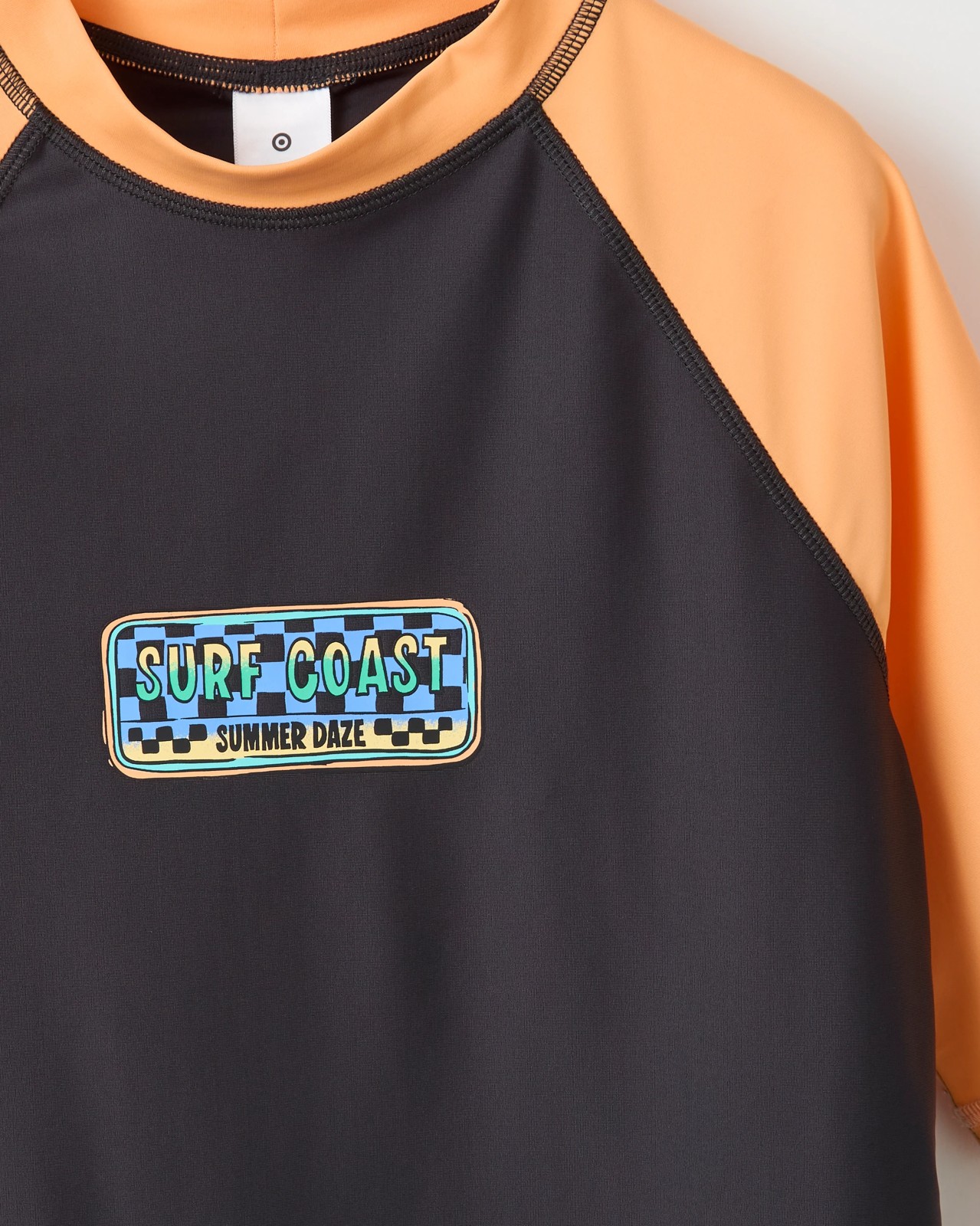 Short Sleeve Splice Swim Rashie - Multi 2 of 2