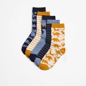 Race Dinos Crew Socks 5 Pack - Maxx product image