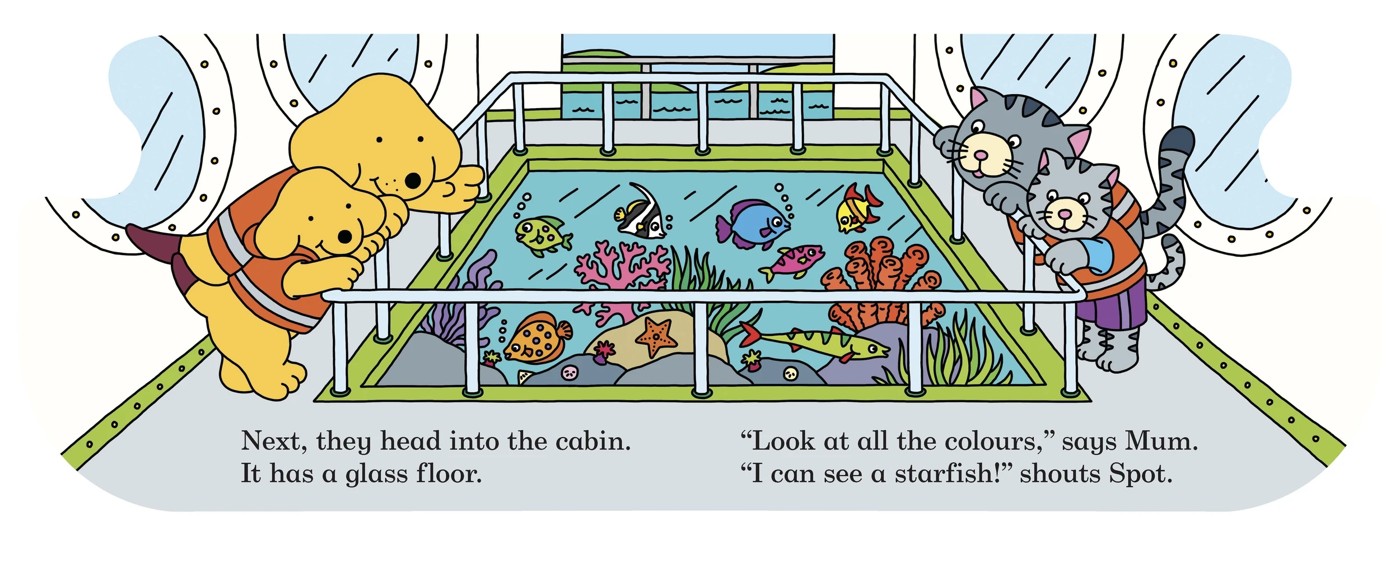 Spots Boat by Eric Hill - Book 4 of 4