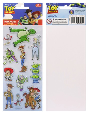 Toy Story Bubble Stickers 3-Pack
