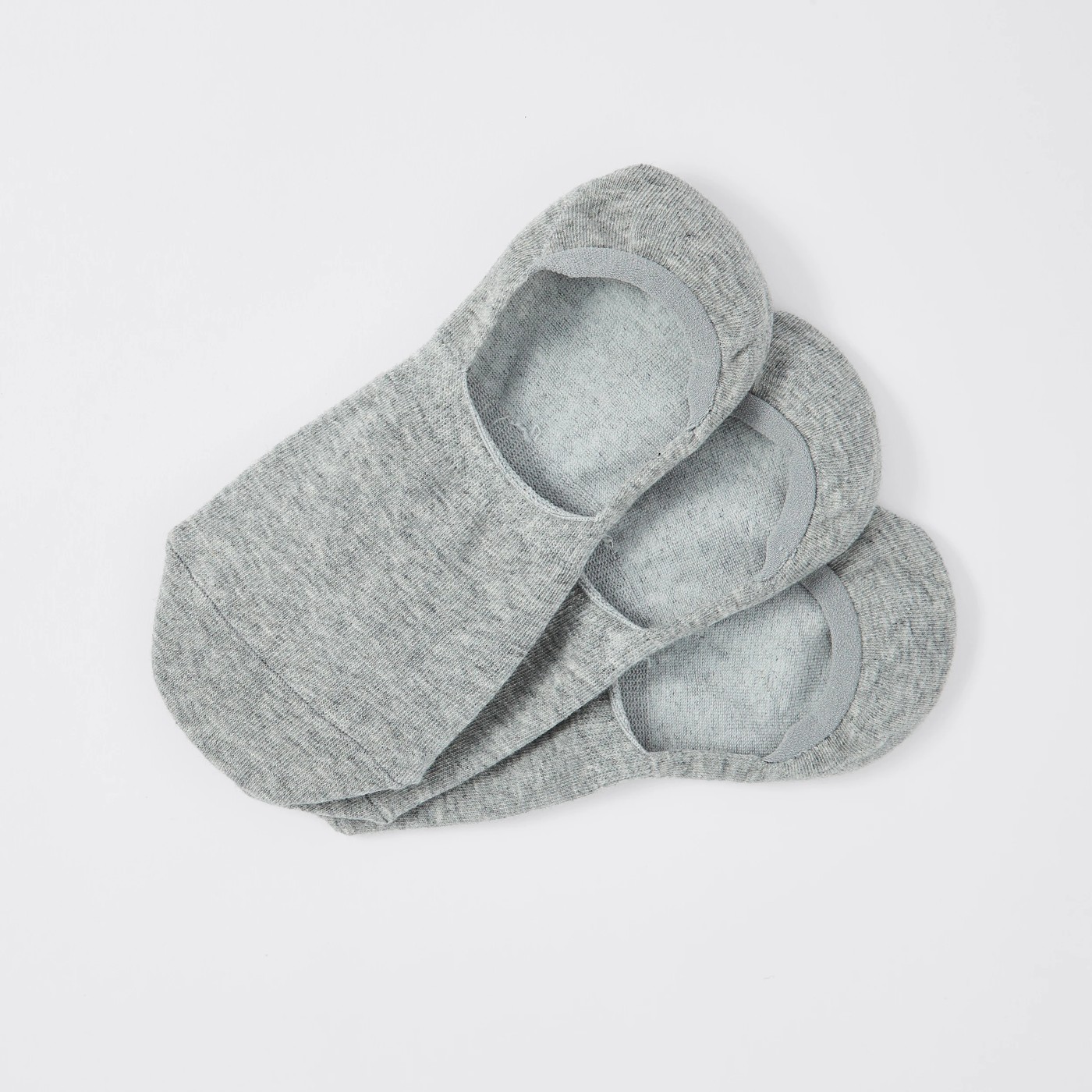 3 Pack Cotton Rich Sneaker Socks - Grey 2 of 2