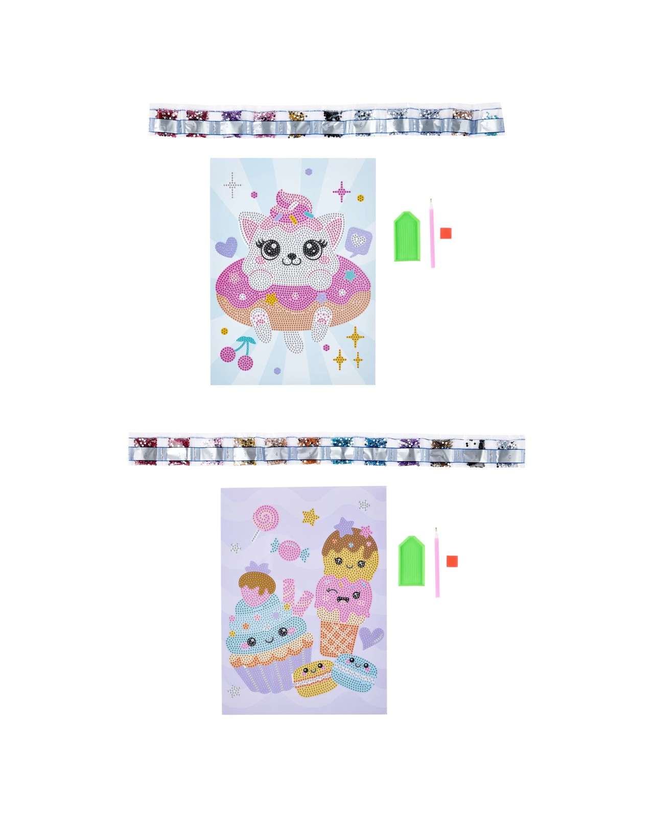 Anko Make your Own Gem Art Canvas Kit - Assorted 2 of 3