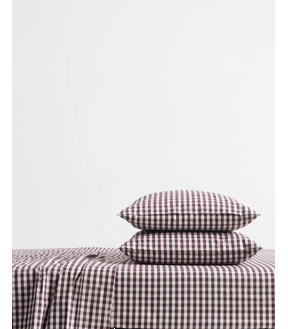 Gingham Australian Cotton Mix & Match Standard Pillowcases 2 Pack