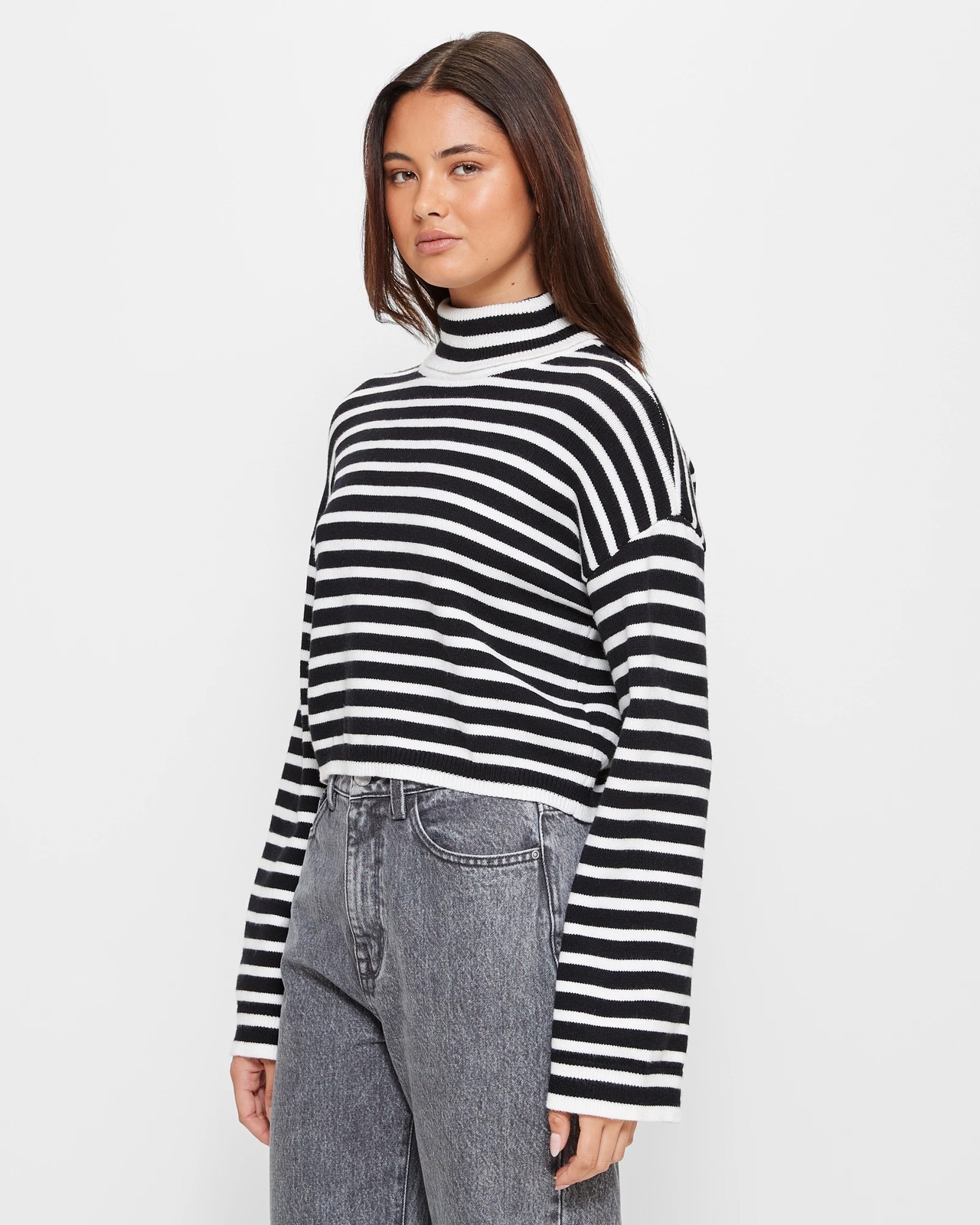 Roll Neck Crop Jumper - Lily Loves | Target Australia