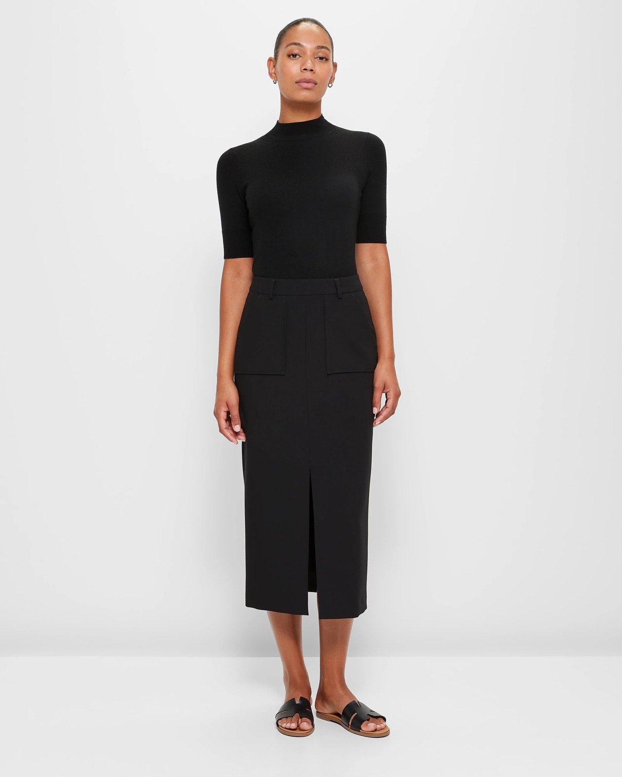 Black work skirt outlet target