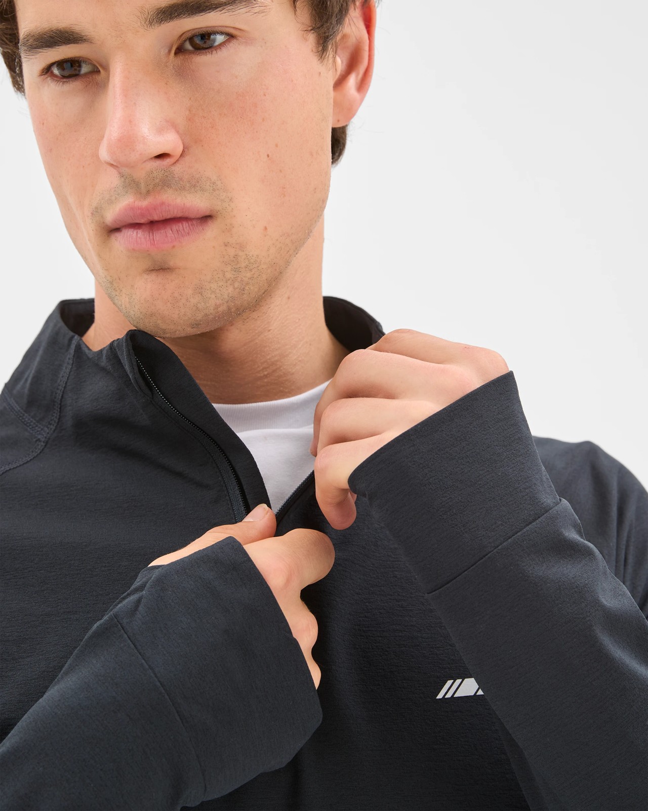 Active 1/2 Zip Jumper - Black 3 of 6