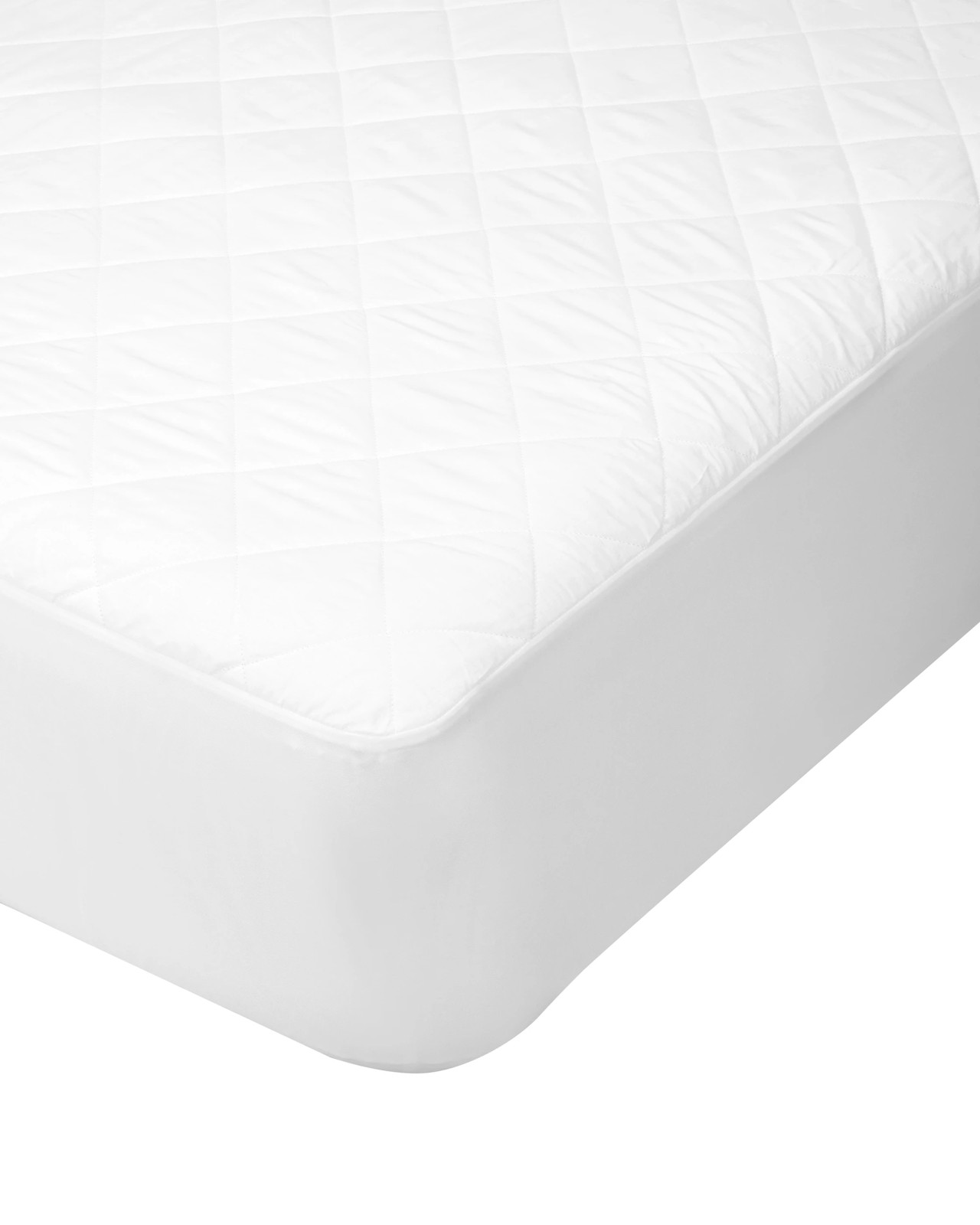 Anko Waterproof Quilted Mattress Protector, Double Bed - White 3 of 4