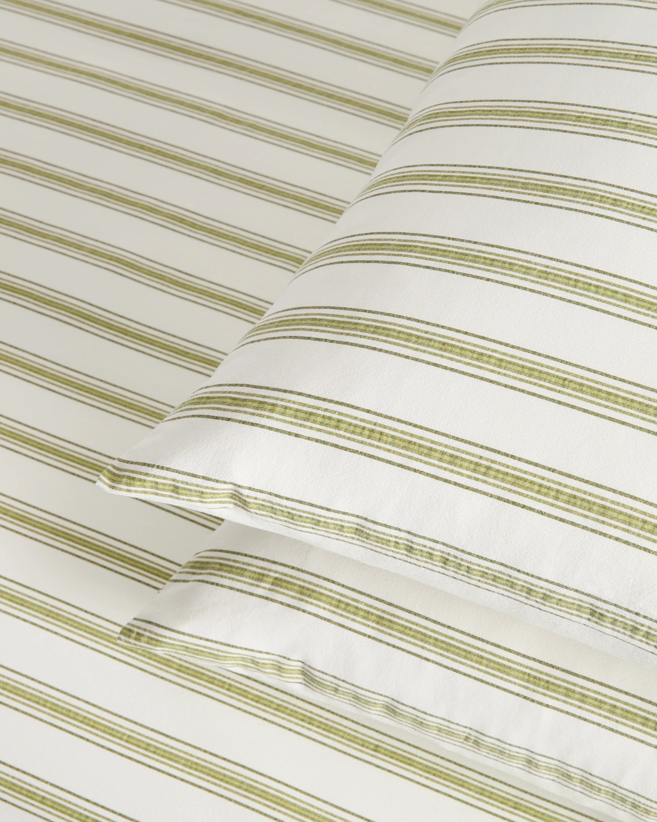 Arlo Stonewash Cotton Stripe Fitted Sheet 2 of 3