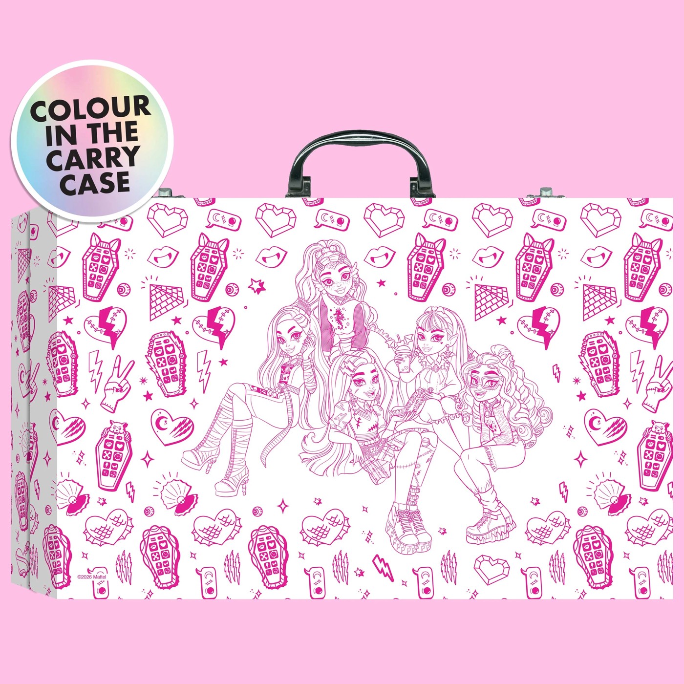 Kaleidoscope: Monster High Colouring Carry Case  3 of 6