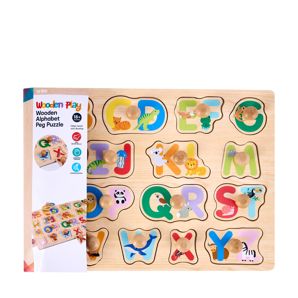 Anko Wooden Alphabet Peg Puzzle product image