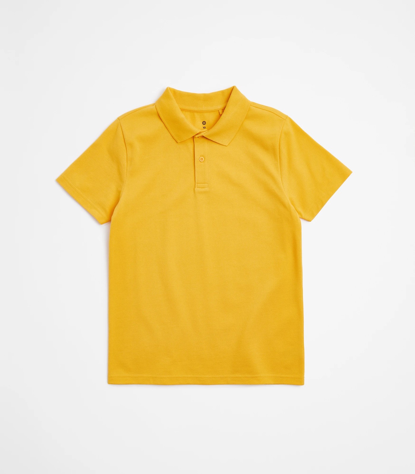 School Polo T shirt Gold