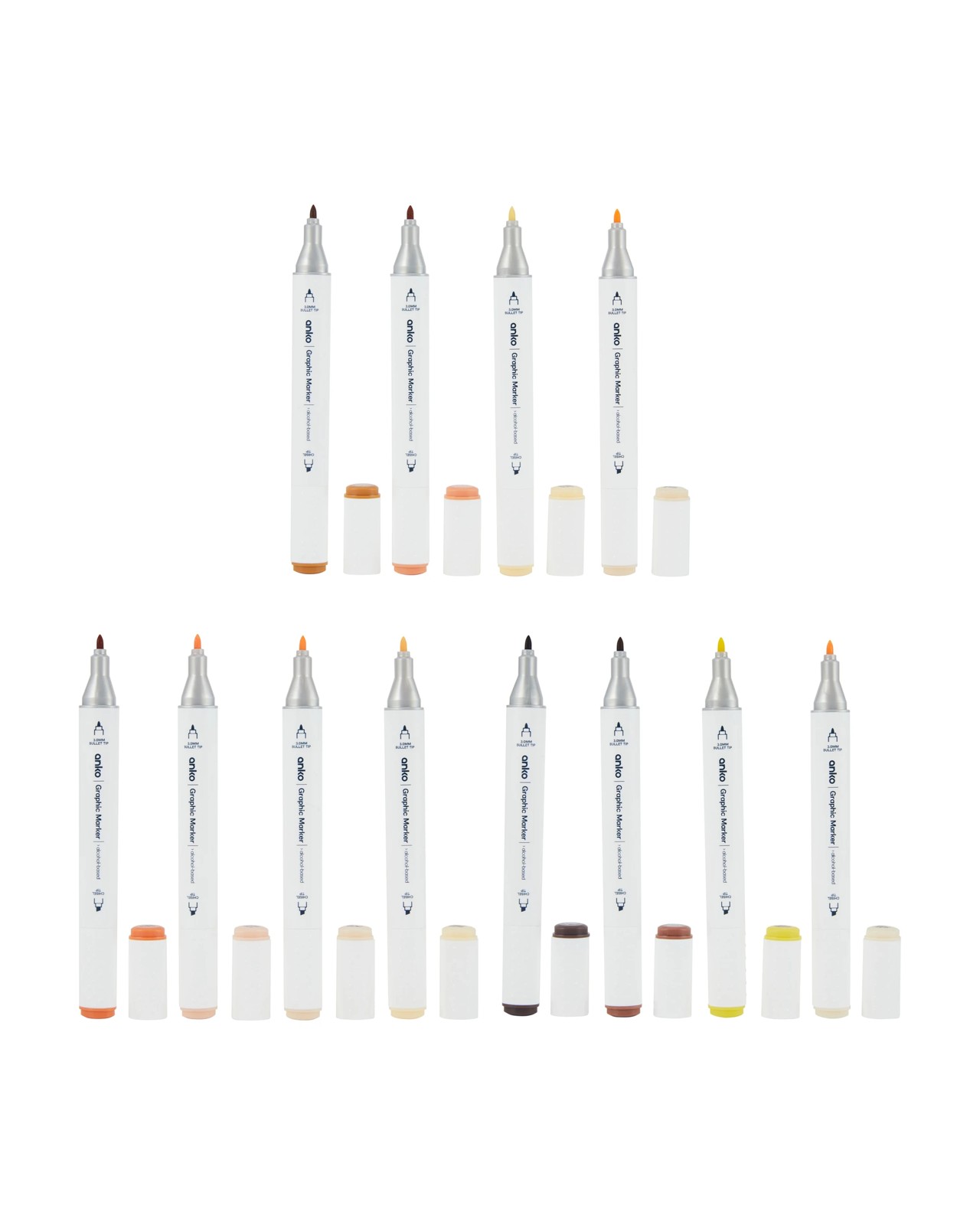 Anko 12 Pack Graphic Markers 4 of 6