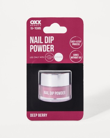 OXX Beauty Nail Dip Powder - Deep Red
