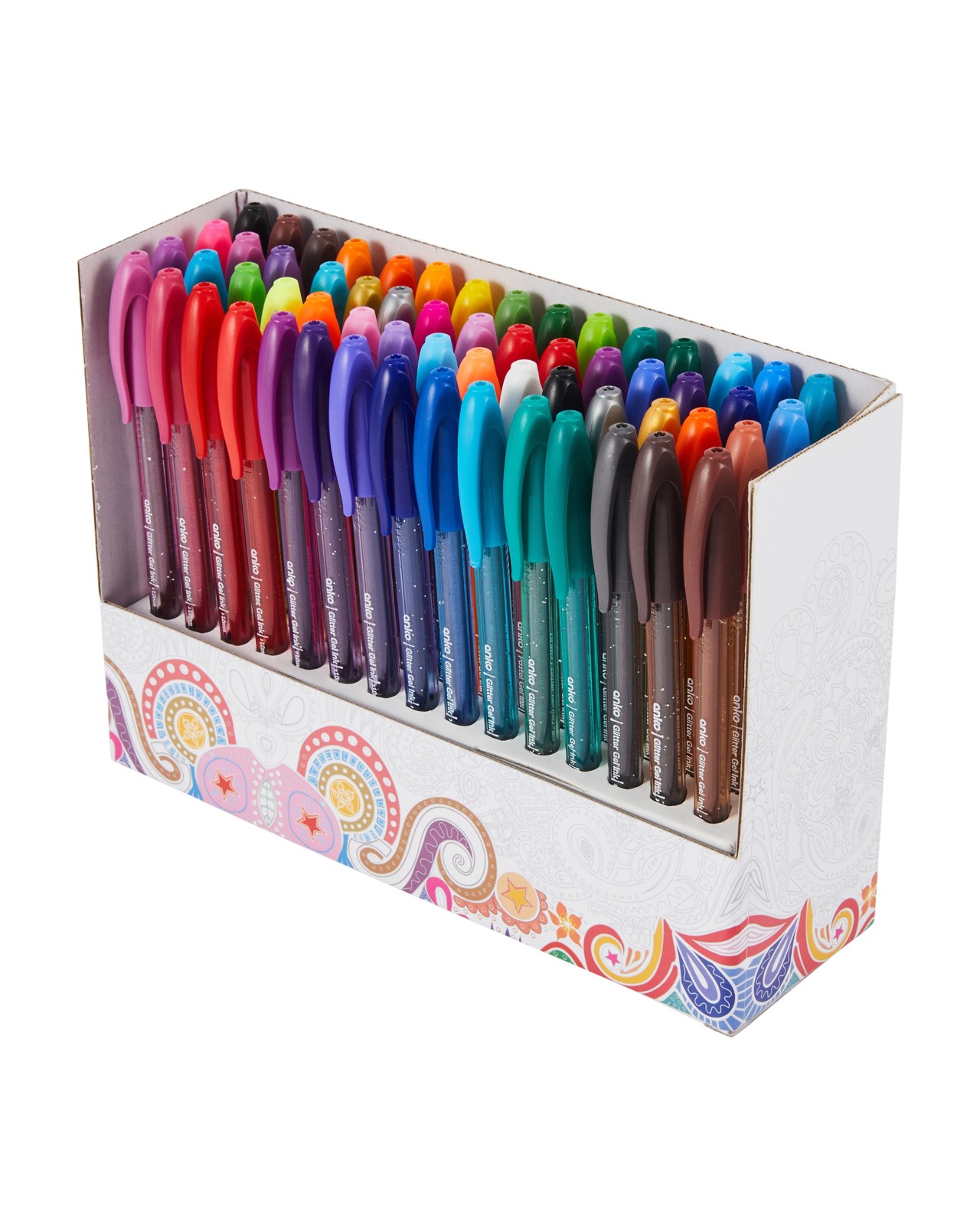 Anko 60 Pack Colour Gel Pens - Bright 2 of 5