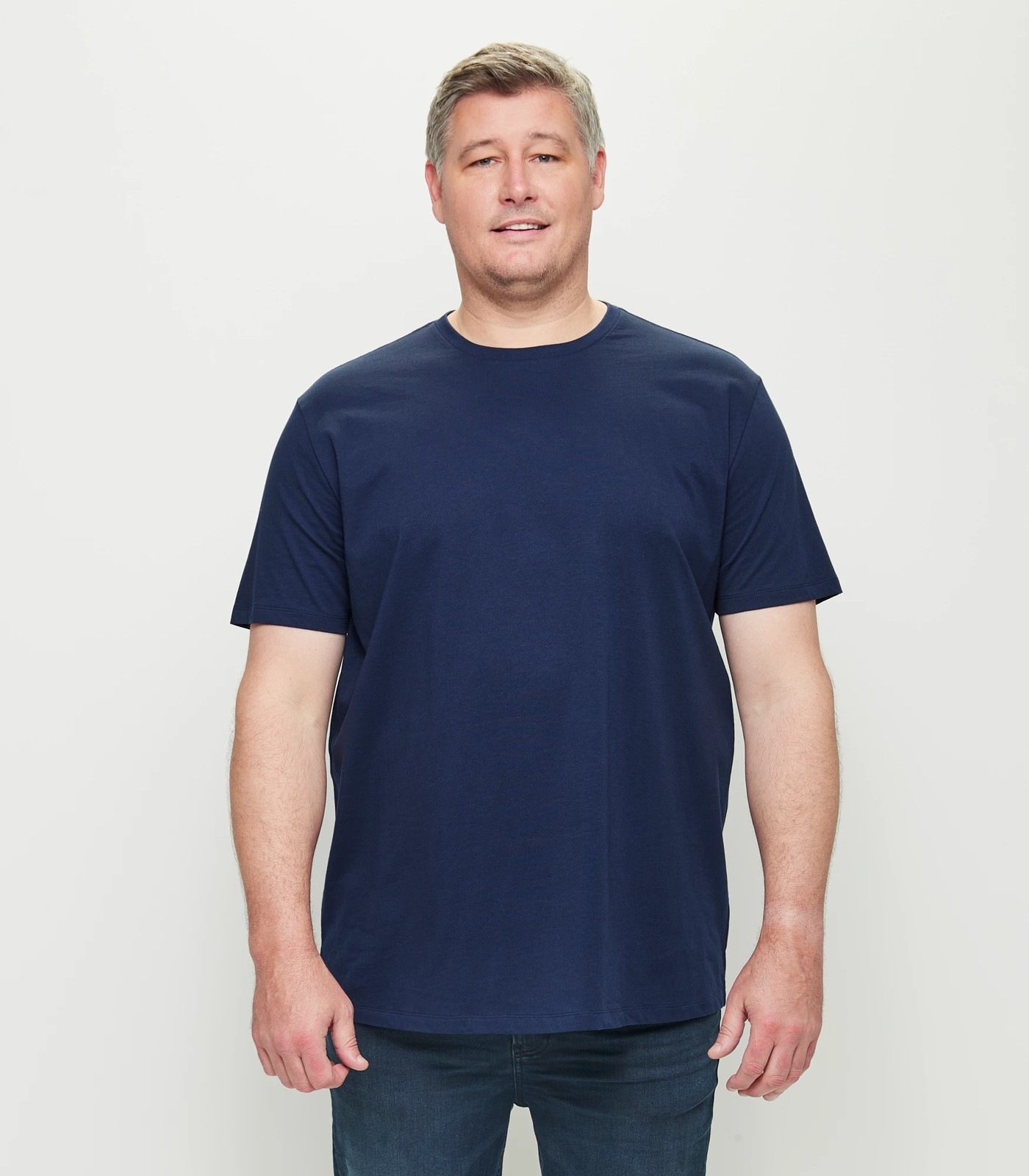 Blue crew shop neck t shirt