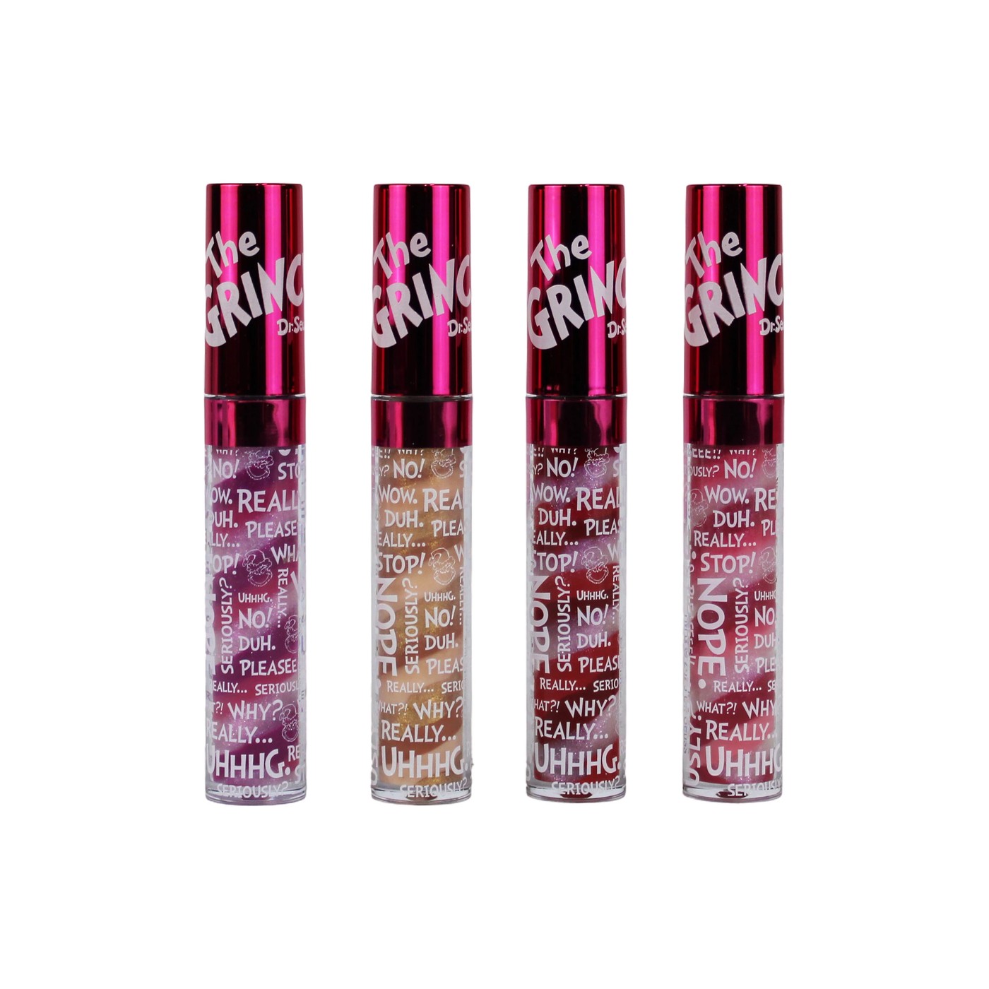 The Grinch 4 Pack Swirl Lip Gloss Set - Vanilla Caramel Scented 2 of 4
