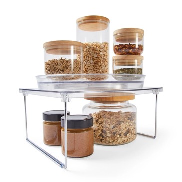 Turntable with Foldable Shelf - Anko