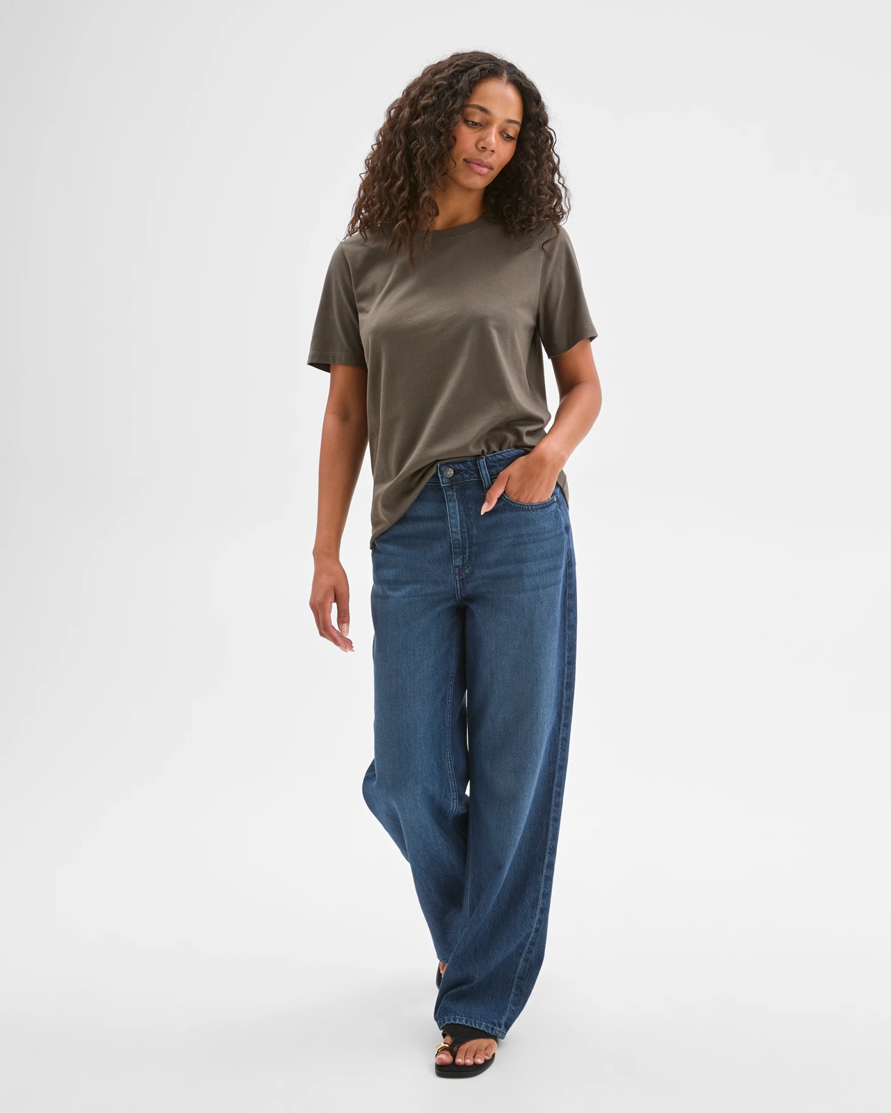 Australian Cotton Classic T-Shirt - Oregano 2 of 6