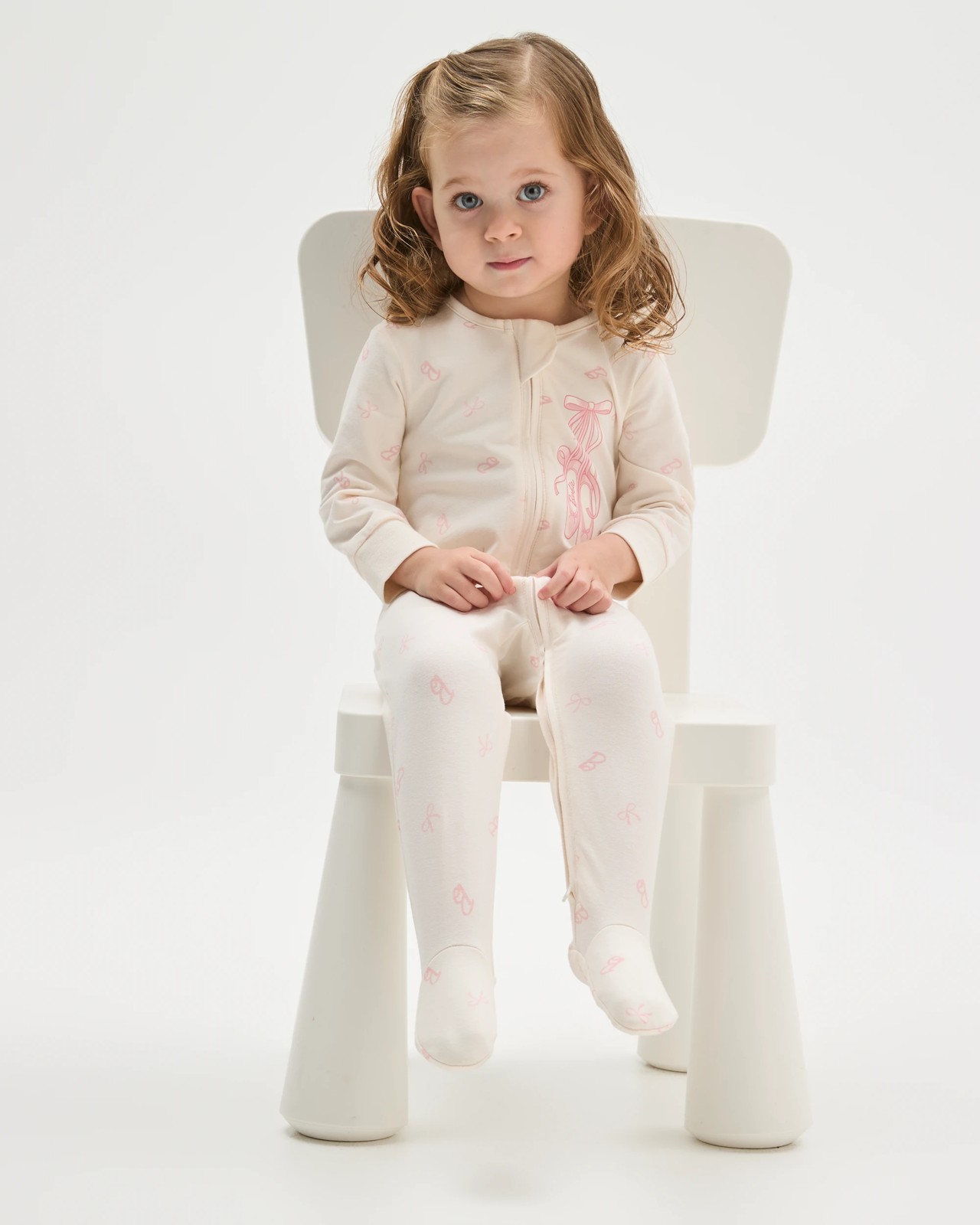 Barbie Organic Cotton Baby Zip Coverall 2 of 5